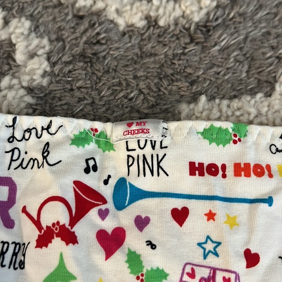VINTAGE 2000s Christmas Victoria’s Secret PINK extra low rise hipster, sz L NWT! - Picture 6 of 8